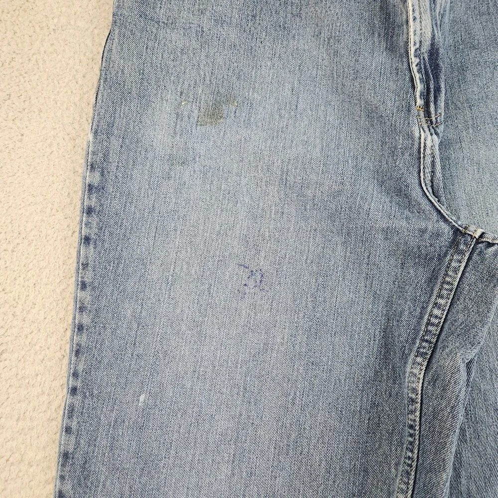 Nautica Jeans Co Y2K Jeans Mens 38x30 Relaxed Straight Blue Distressed